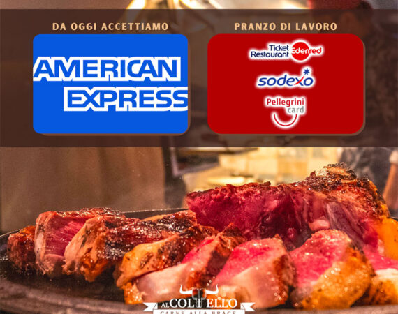 Carta American Express, benvenuta!